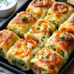 Cheesy Baked Vegetable Rolls