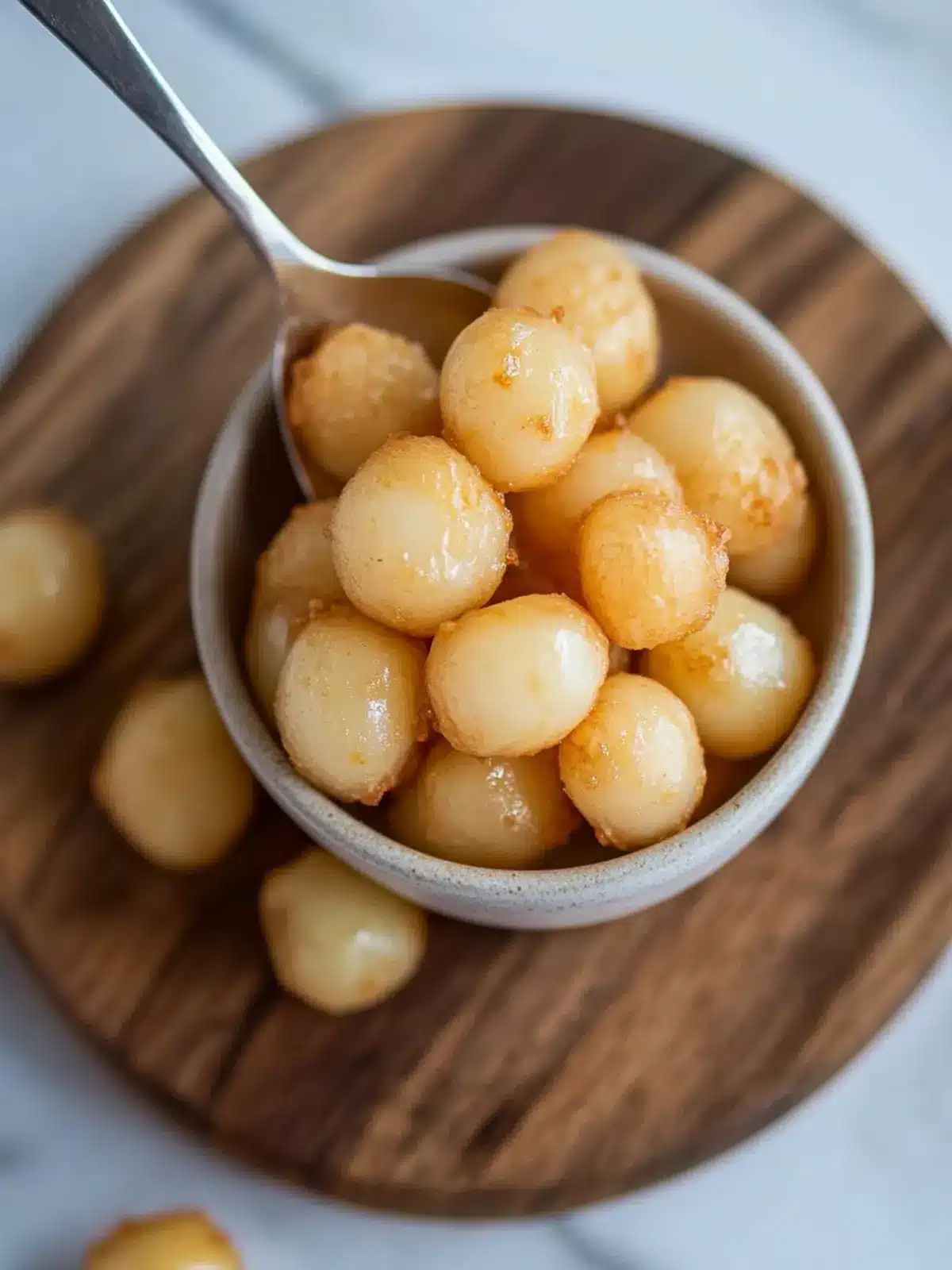 Air Fried Pearl Onions