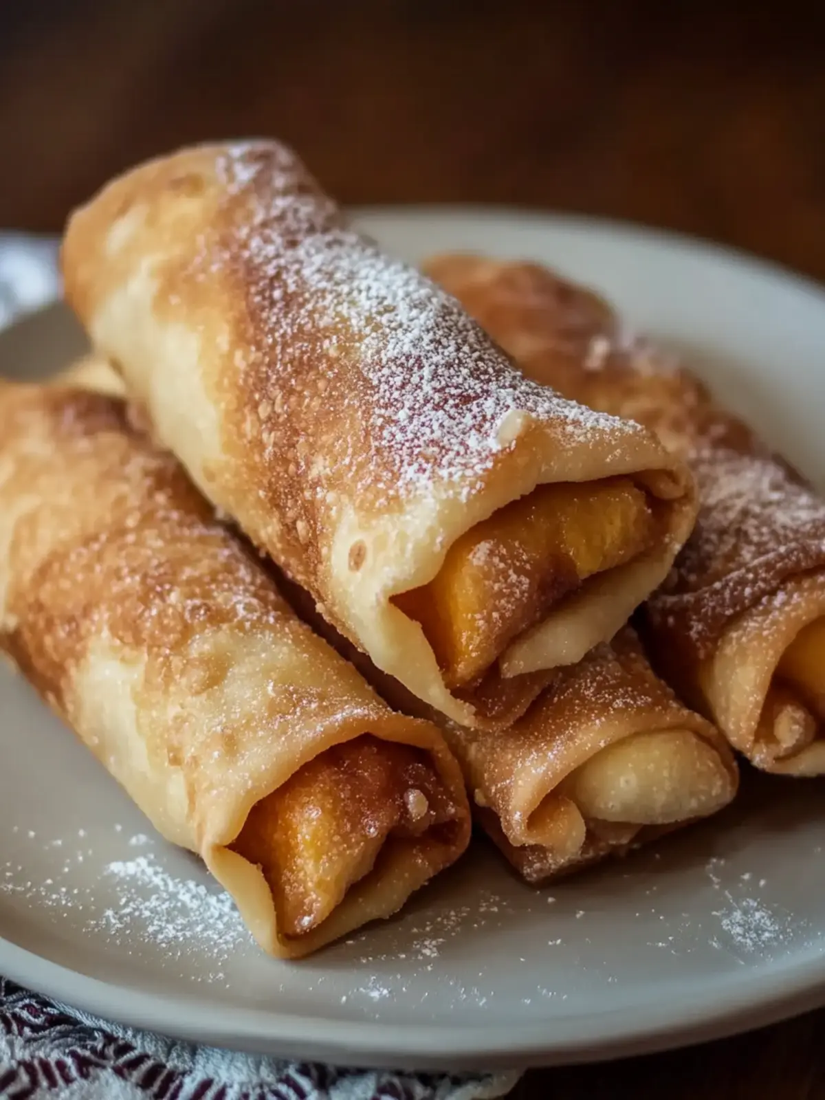 Peach Cobbler Egg Rolls Recipe – Your New Summer Favorite 3 Peach Cobbler Egg Rolls Recipe