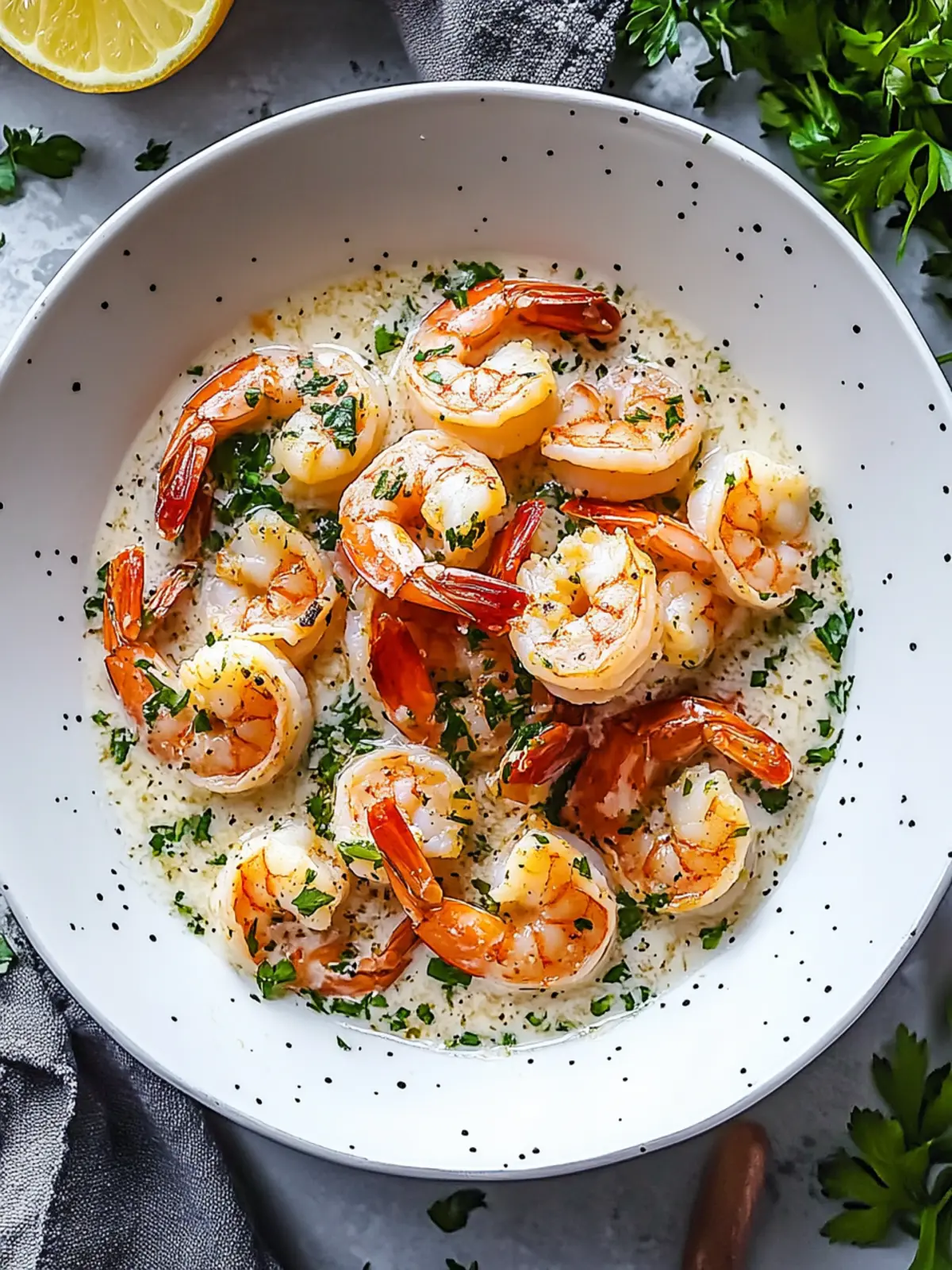 Shrimp with Coconut Milk Sauce