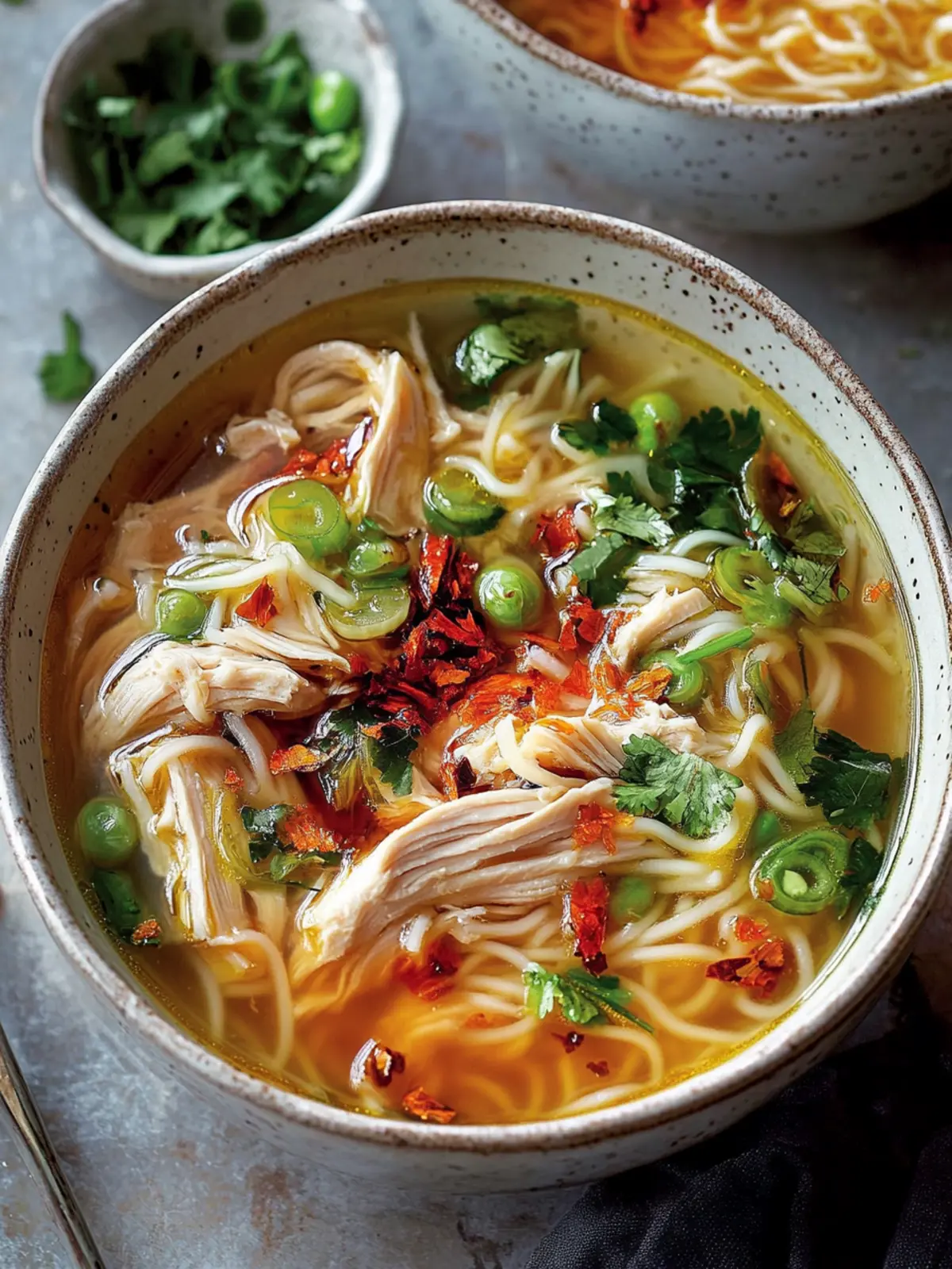Ginger Garlic Chicken Noodle Soup Recipe