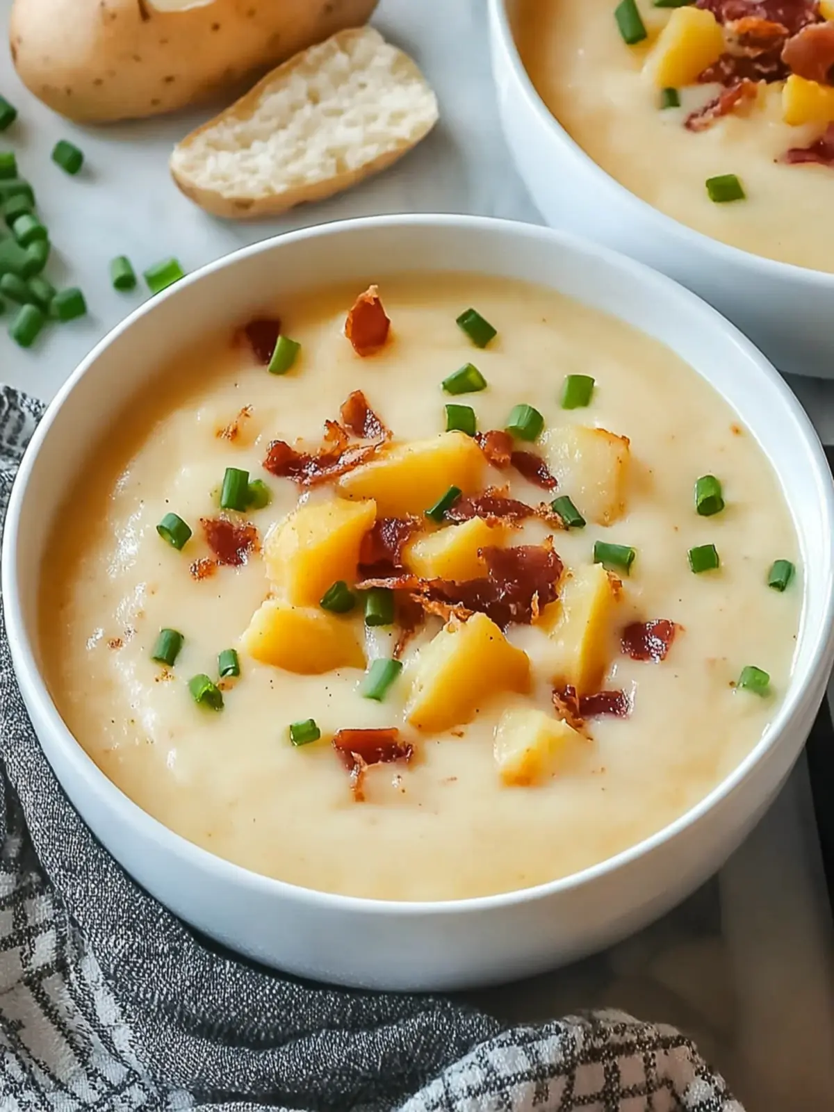 Creamy Loaded Baked Potato Soup That’ll Warm Your Soul 2 Creamy Loaded Baked Potato Soup