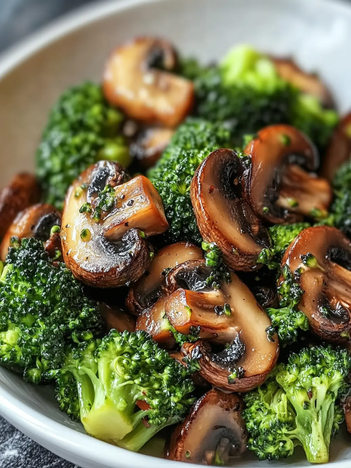 Deliciously Healthy Sautéed Mushrooms and Broccoli in 20 Minutes 3 Healthy Sautéed Mushrooms and Broccoli
