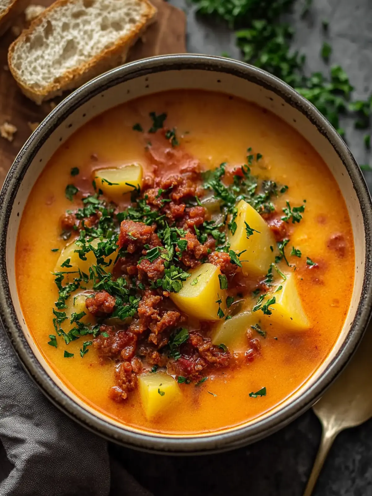Cozy Up with Spanish Potato Soup with Chorizo in 40 Minutes 3 Spanish Potato Soup With Chorizo