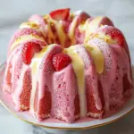 Moist Strawberry Milkshake Pound Cake