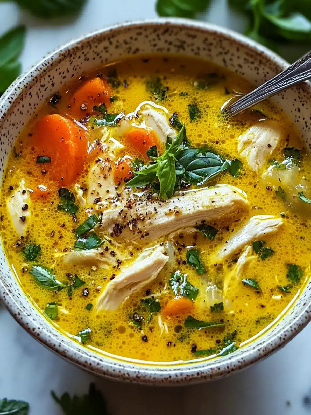 Coconut Turmeric Chicken Soup