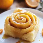 Homemade Glazed Orange Rolls
