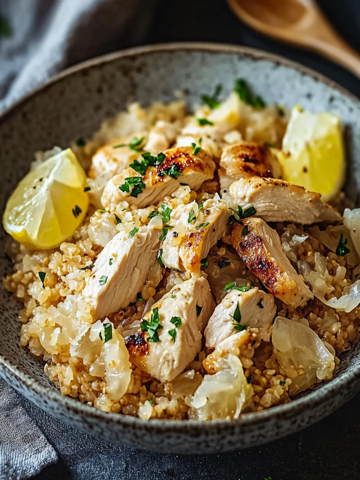 Chicken Bulgur and Sauerkraut: Quick Comfort Food Delight 4 Chicken Bulgur and Sauerkraut