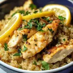 Garlic Lemon Chicken Quinoa