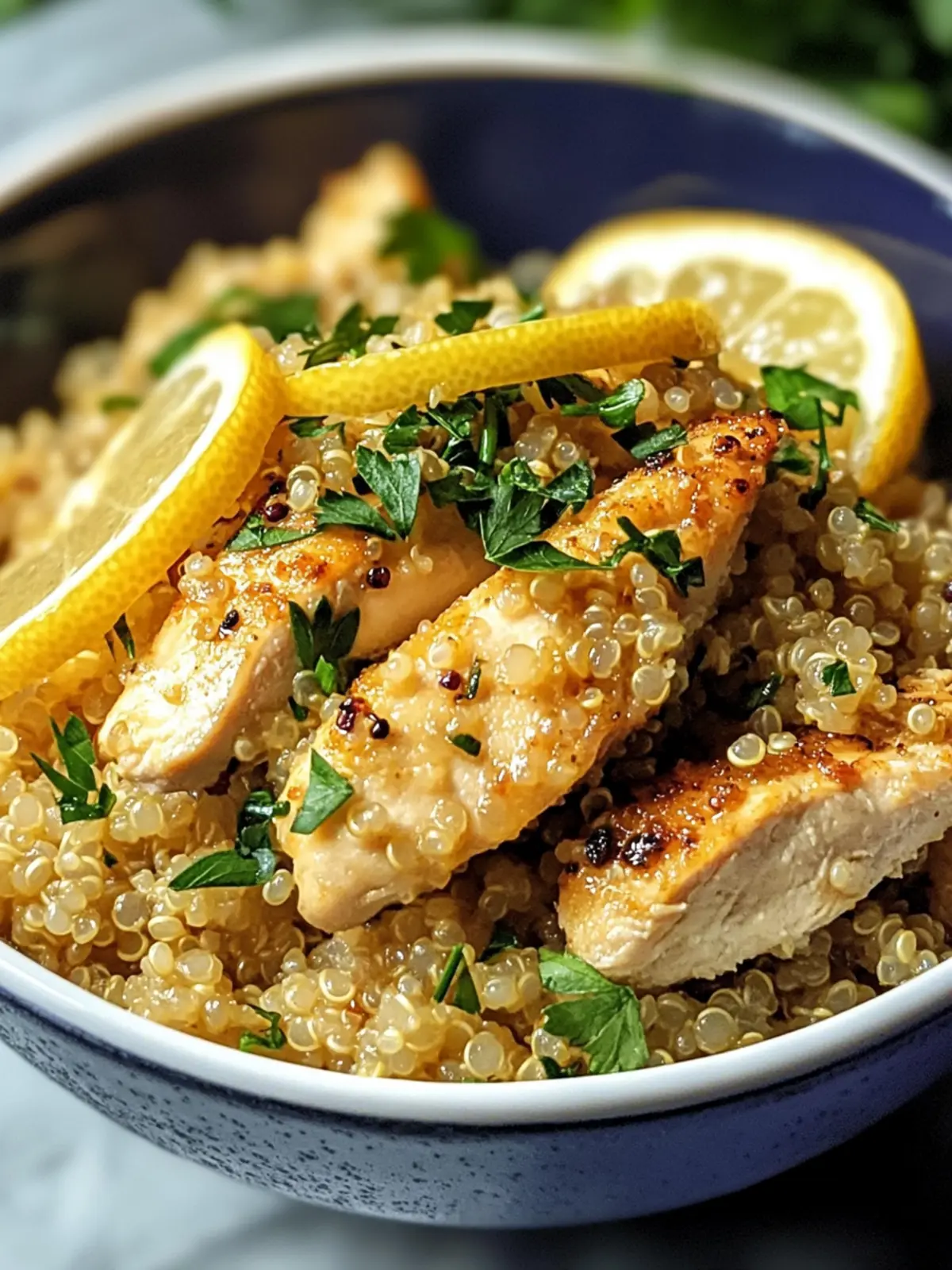 Garlic Lemon Chicken Quinoa