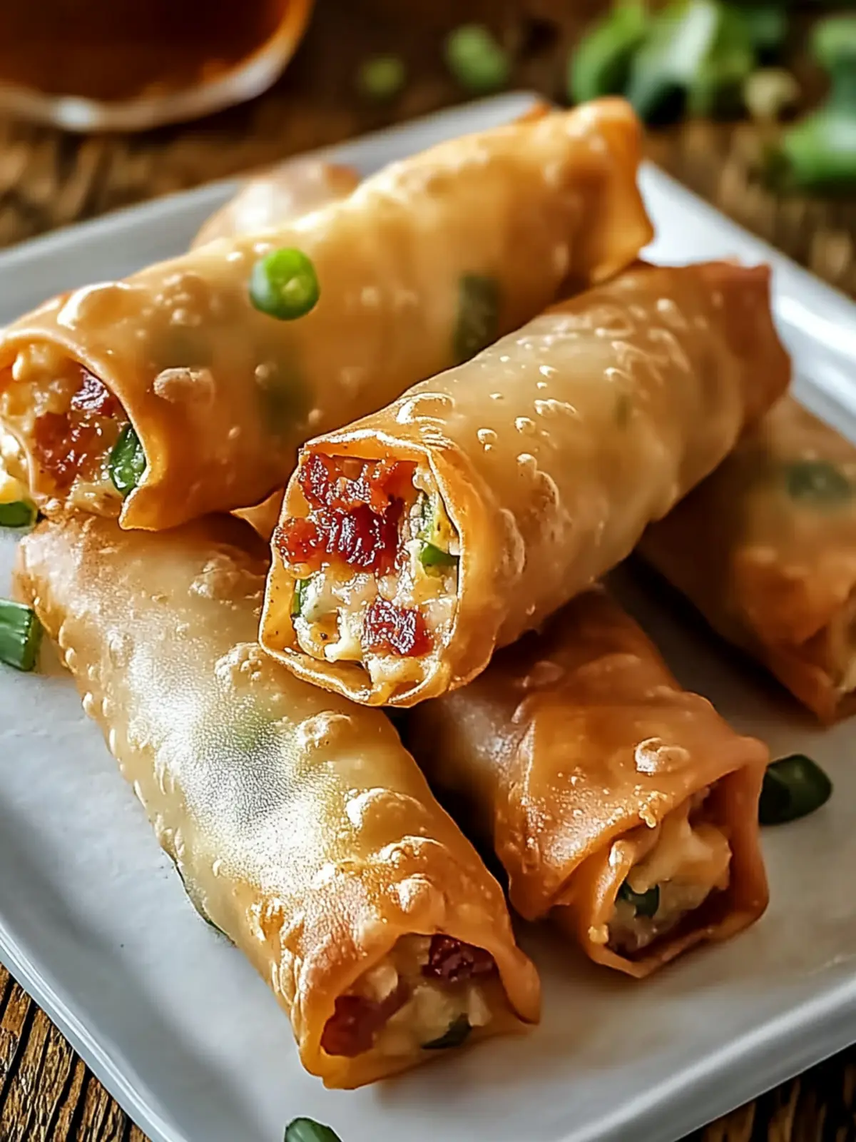Bacon Jalapeño Popper Eggrolls