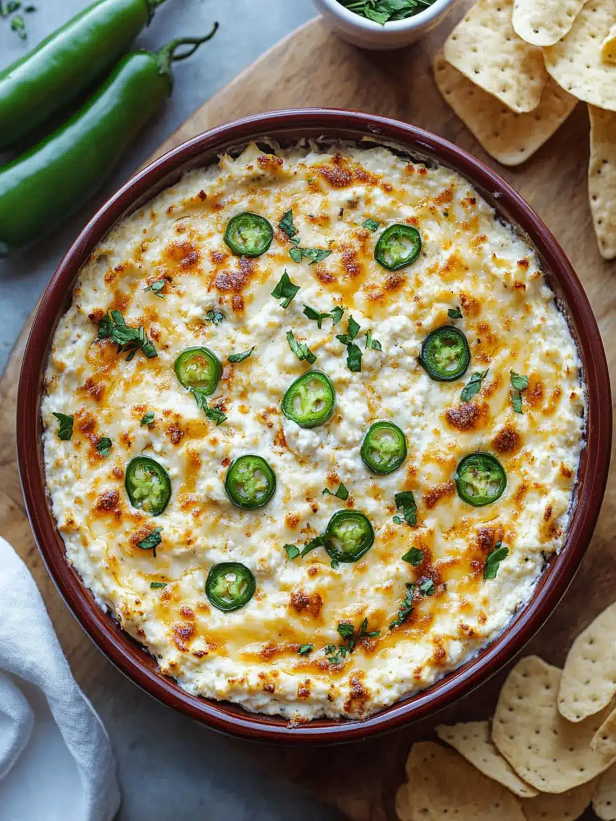 Cottage Cheese Jalapeño Popper Dip