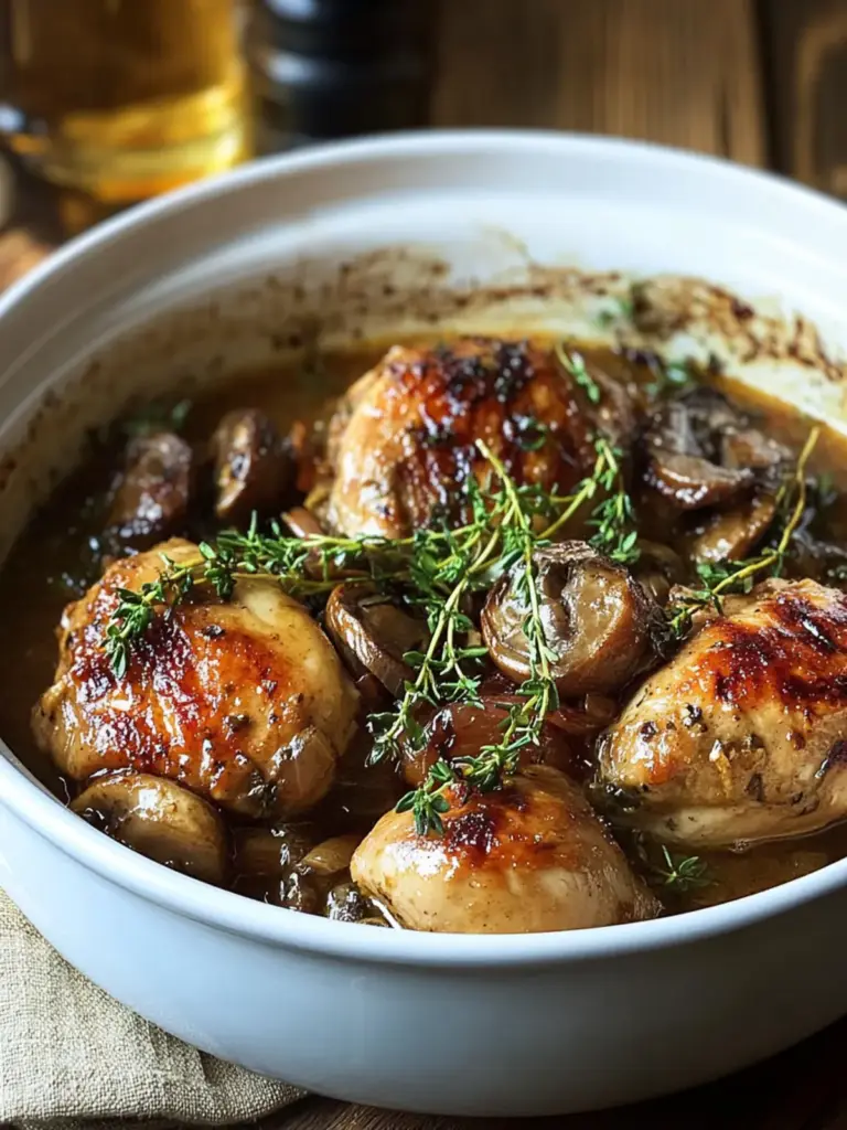 Succulent Italian Braised Chicken Marsala
