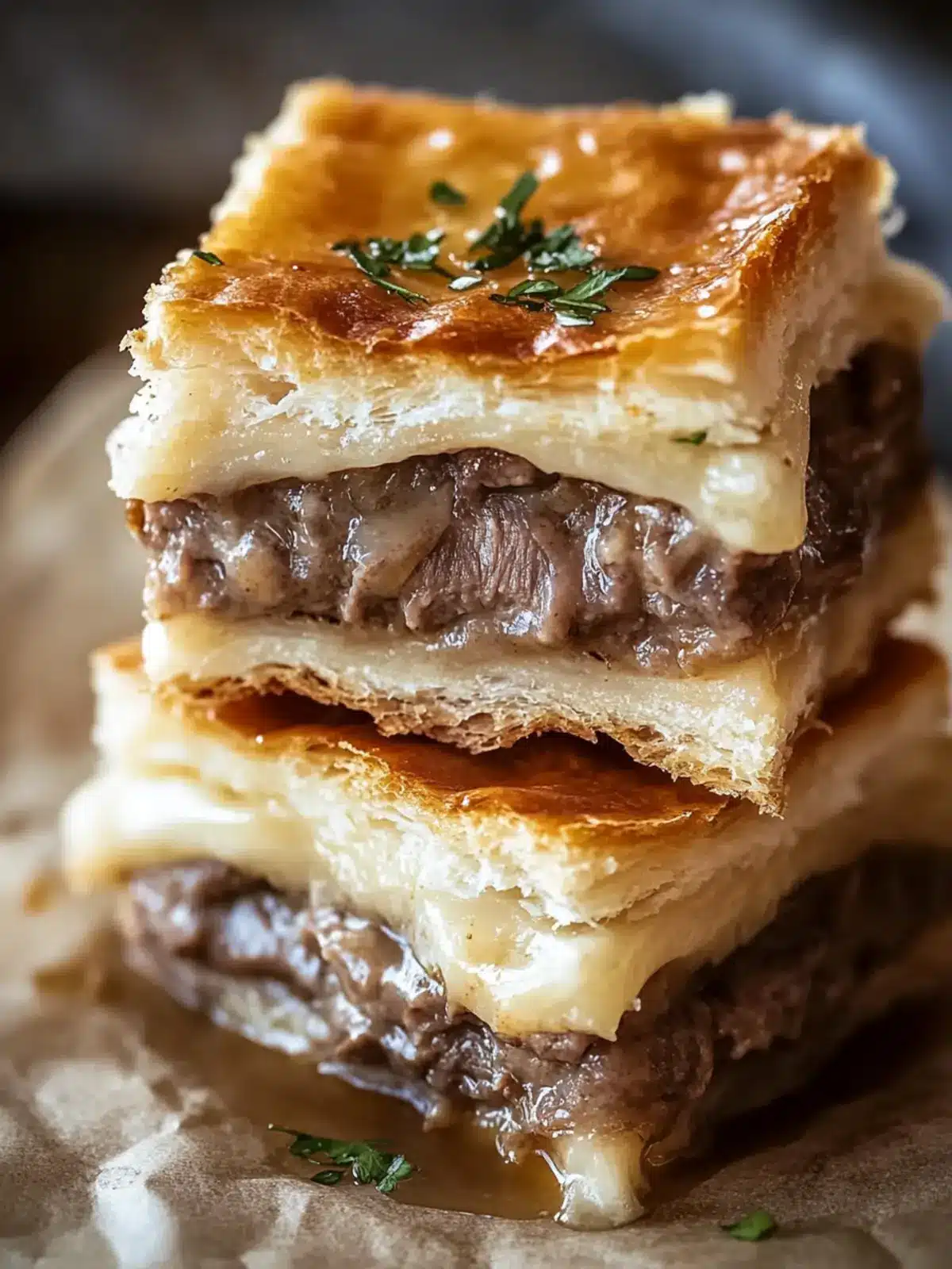 French Dip Squares