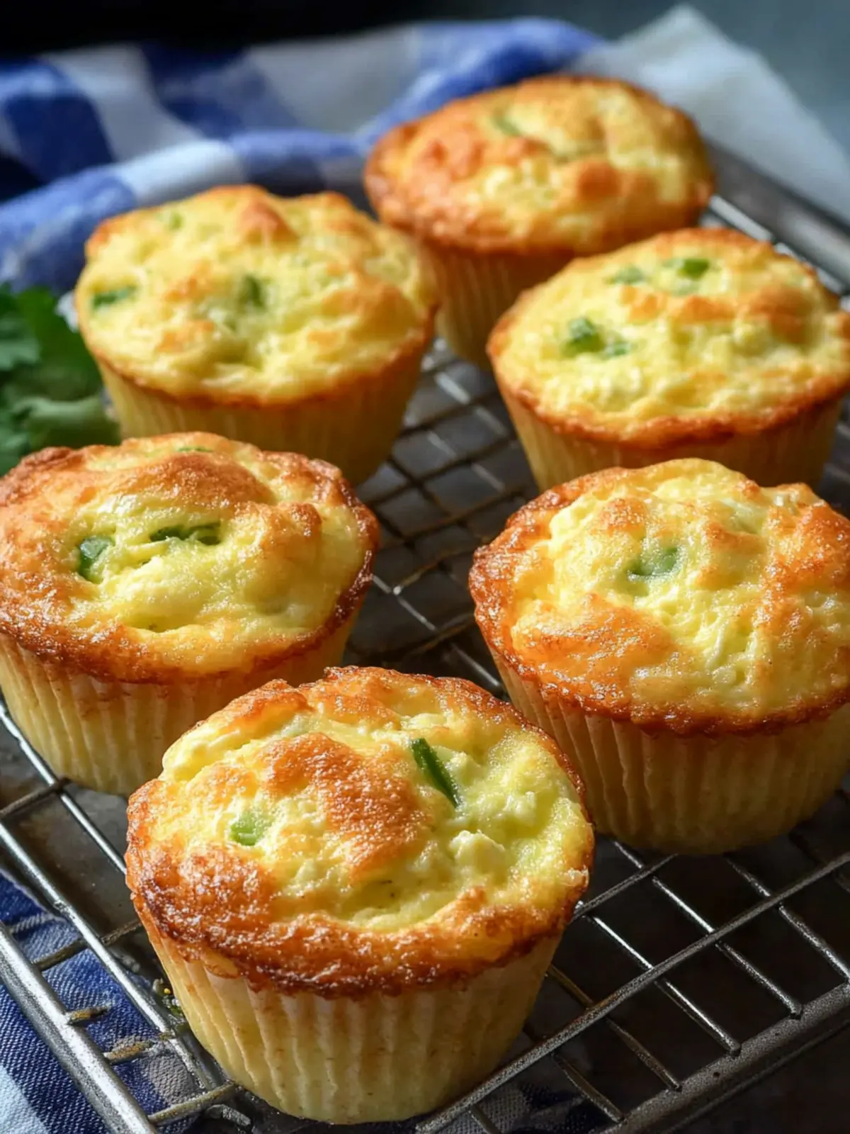 Fluffy Cottage Cheese Egg Muffins