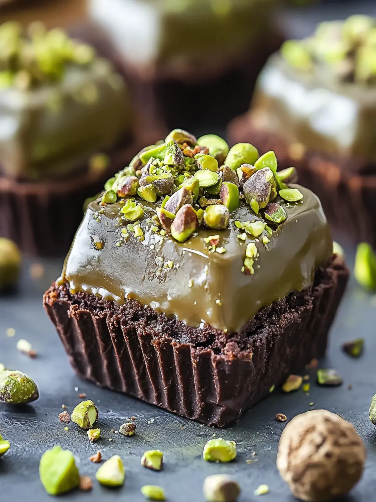 Decadent Pistachio Ferrero Rocher Brownies You'll Adore 4 Pistachio Ferrero Rocher Brownies