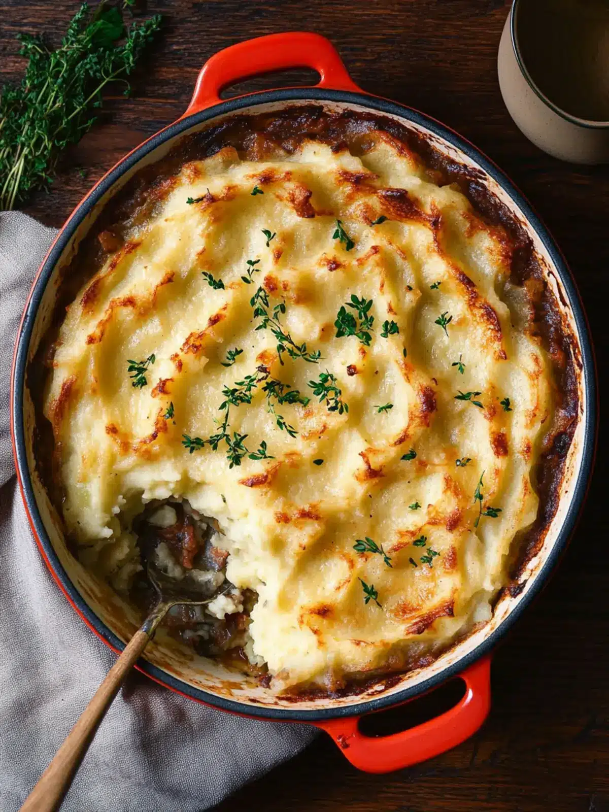 Gardener's Pie with Root Vegetable Mash