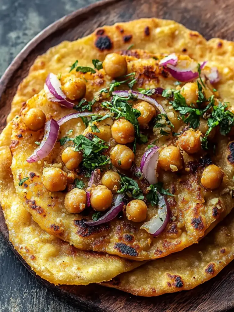 Crispy Chickpea Flatbread