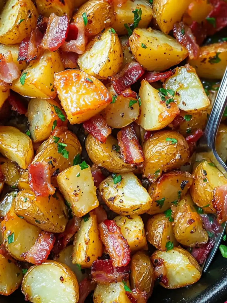 Honey Bacon Roasted Potatoes