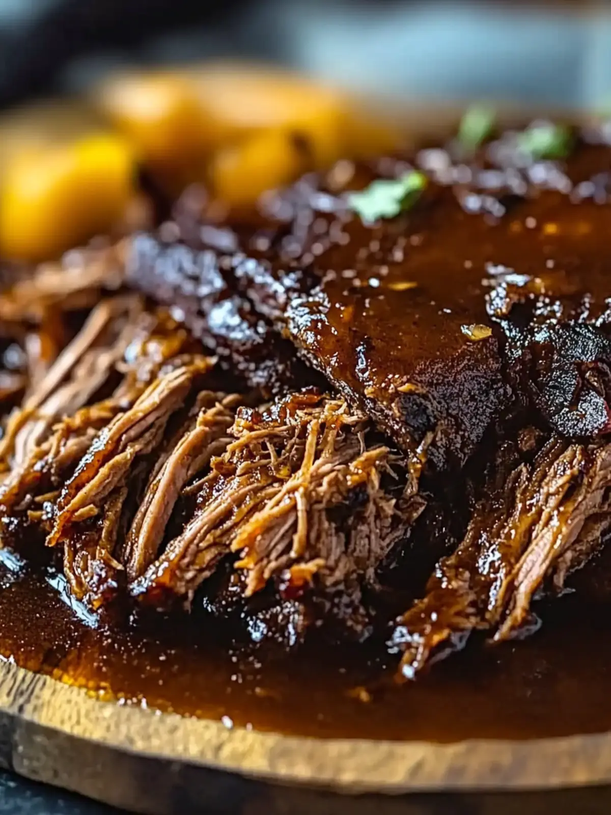Delicious Sweet Spicy & Savory Caramelized Pulled Beef Brisket 3 Sweet Spicy & Savory Caramelized Pulled Beef Brisket