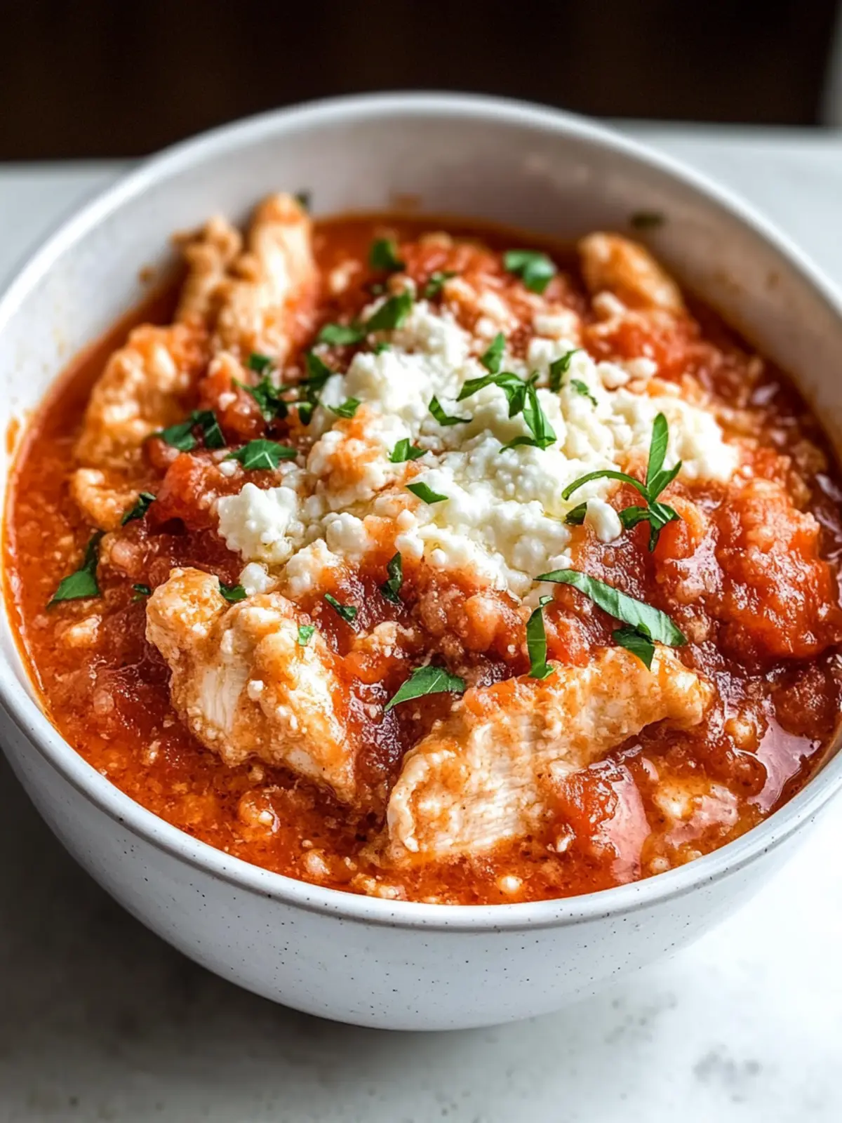 Chicken Parm Cottage Cheese Bowl