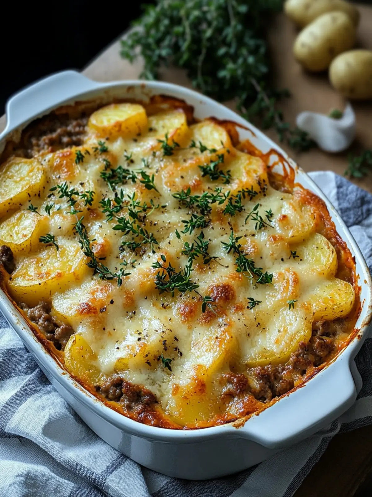 Hamburger Potato Casserole