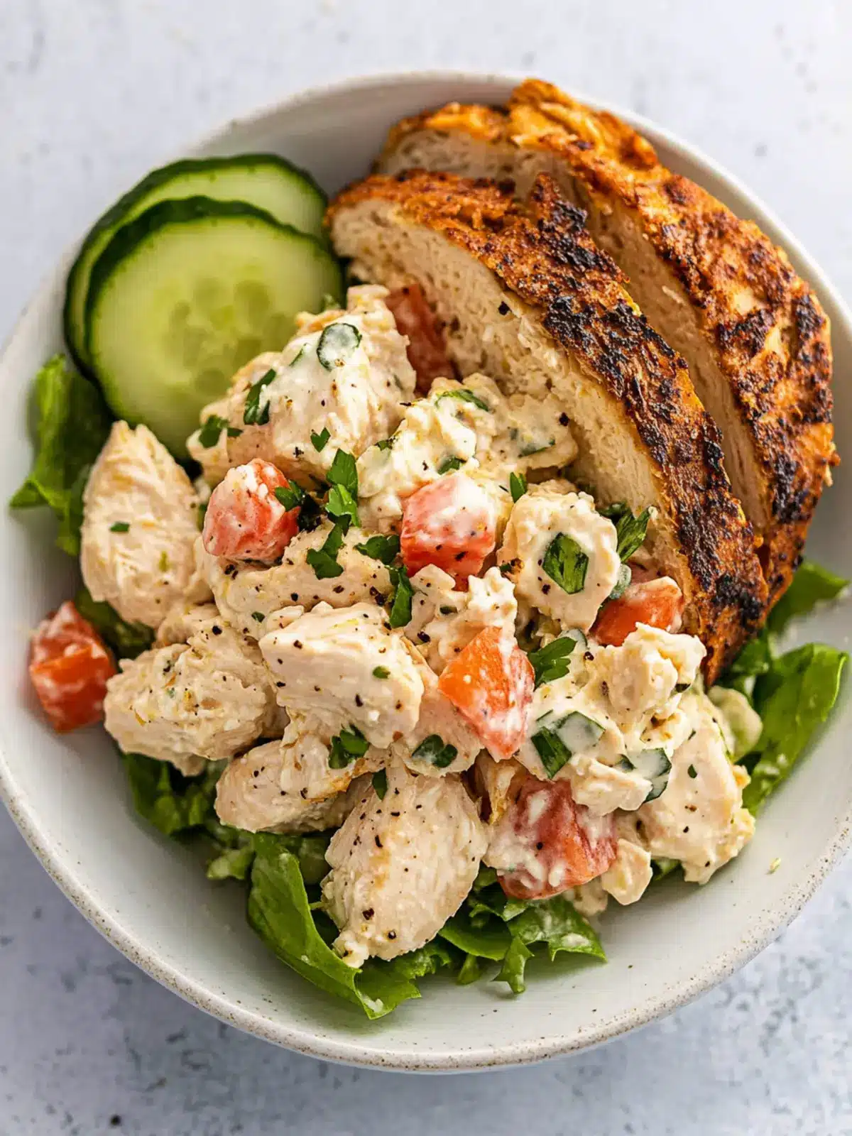 Delicious Cottage Cheese Chicken Salad with Greek Yogurt Twist 5 Cottage Cheese Chicken Salad with Greek Yogurt