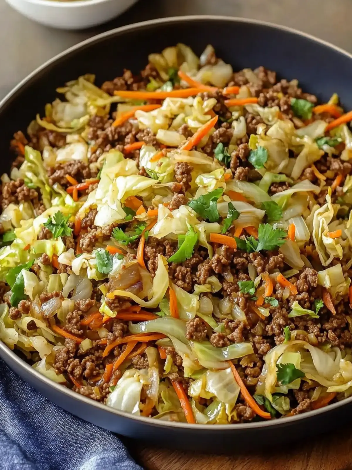 Ginger Ground Beef and Cabbage Stir Fry in 30 Minutes! 4 Ginger Ground Beef And Cabbage Stir Fry