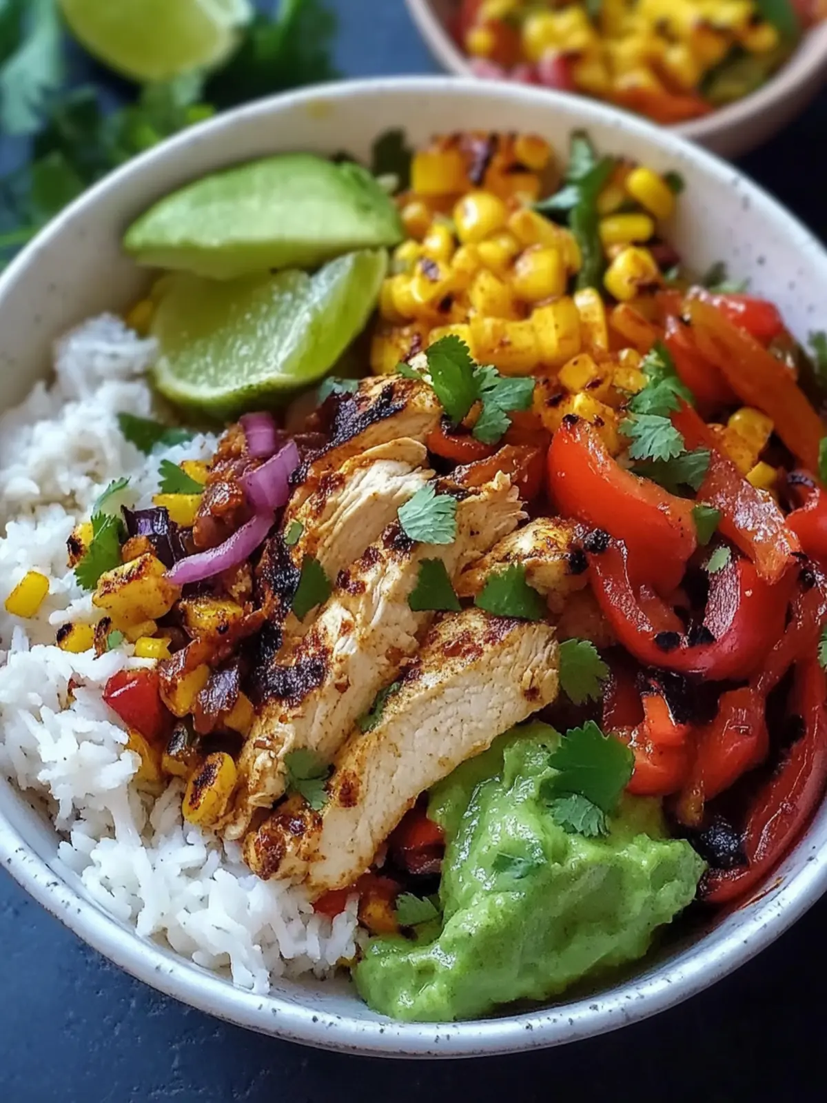 Customizable Chicken Fajita Bowls for Quick Family Dinners 3 Chicken Fajita Bowls