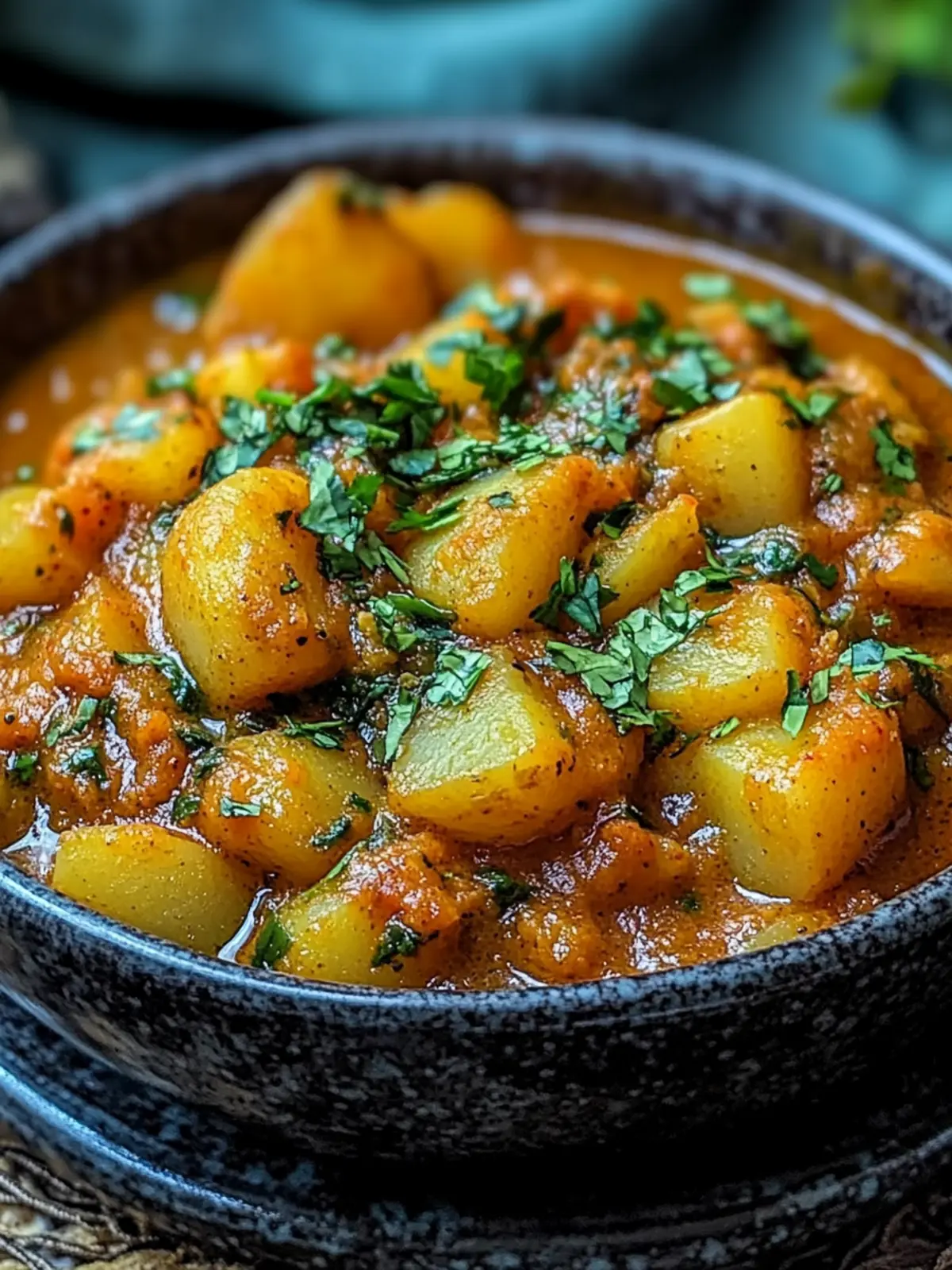 Savory Persian Potato Curry Recipe