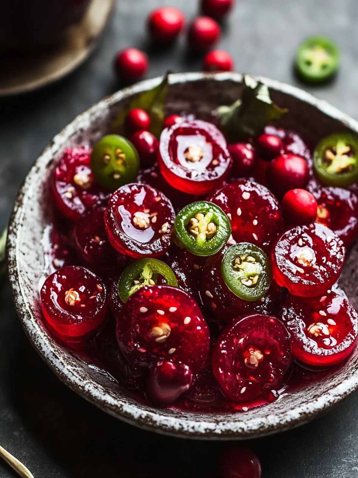 Sweet & Spicy Cranberry Jalapeño Cowboy Candy Delight 4 Cranberry Jalapeño Cowboy Candy