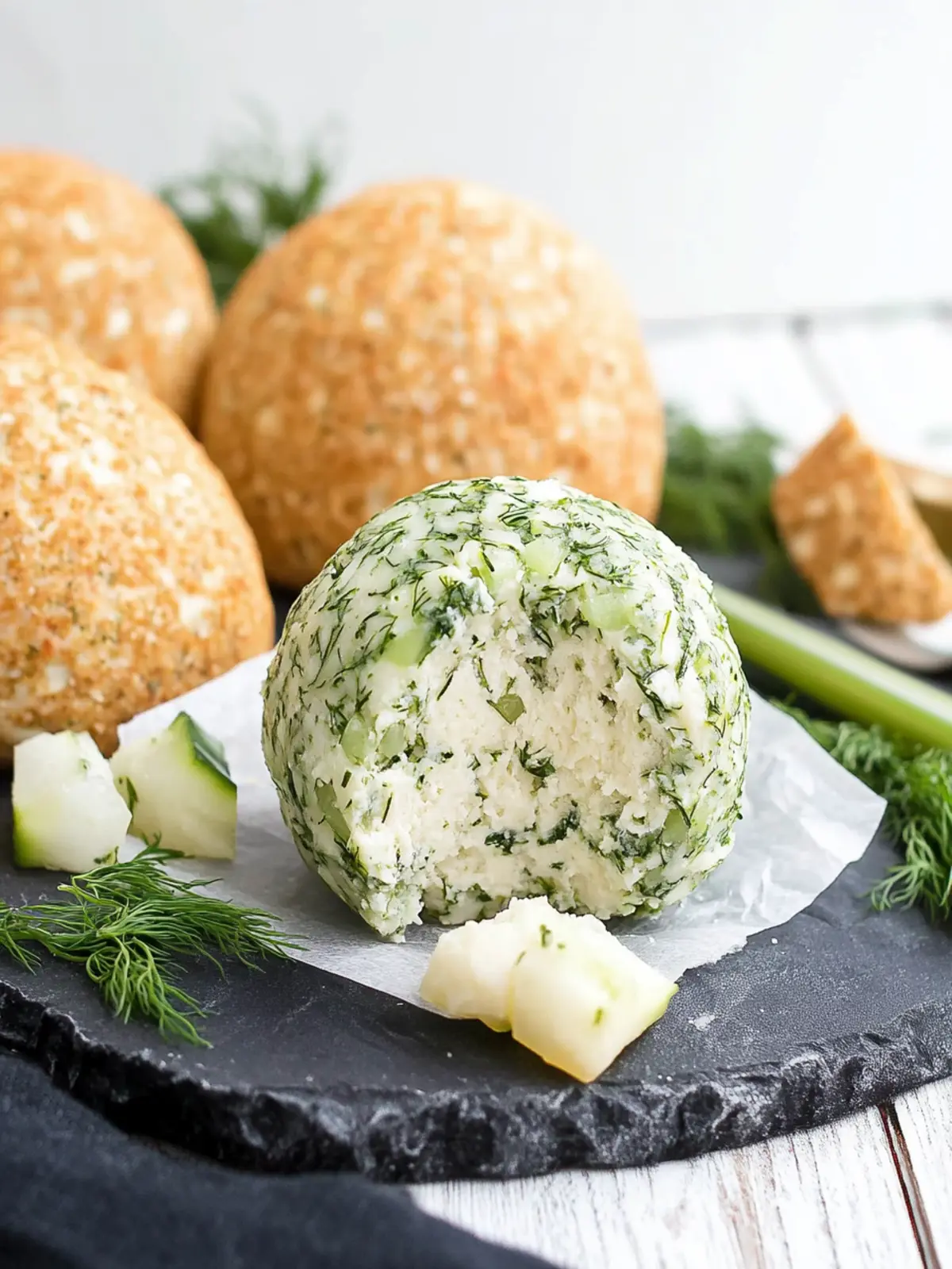 Dill Green Onion Cheese Ball
