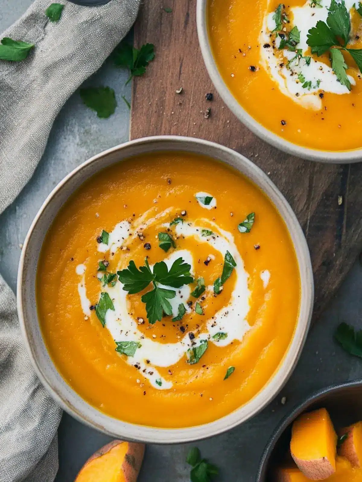 Creamy Pumpkin and Sweet Potato Soup to Warm Your Soul 4 Pumpkin and Sweet Potato Soup