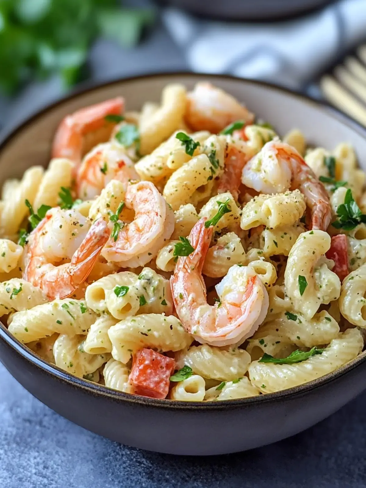 Zesty Shrimp Pasta Salad Recipe