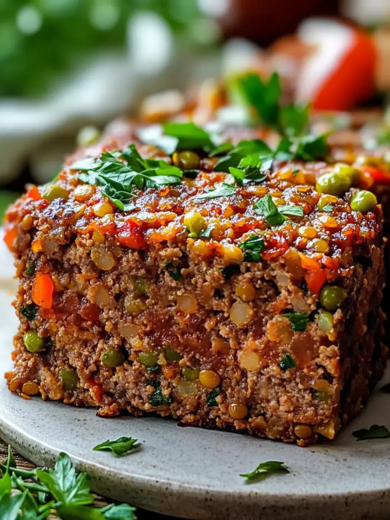 Amazing Lentil Meatloaf