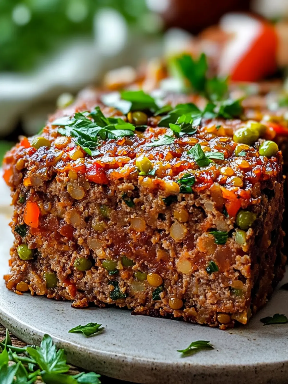 Amazing Lentil Meatloaf