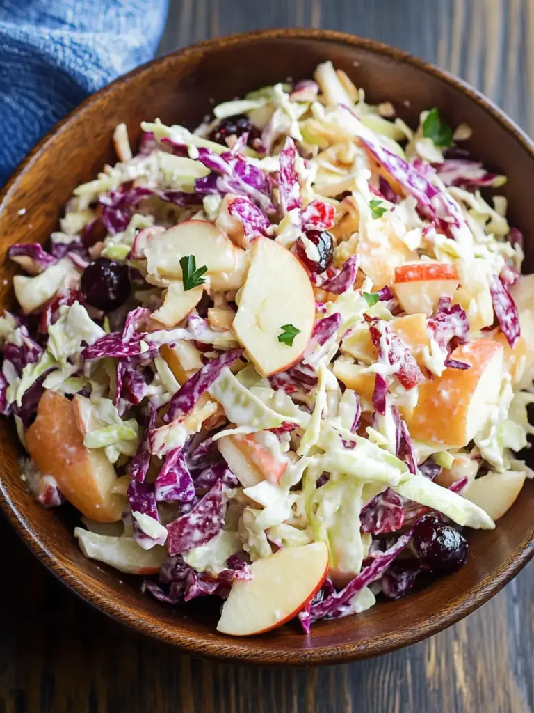 Cranberry Apple Coleslaw