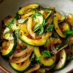 Japanese Zucchini & Onion Stir-Fry