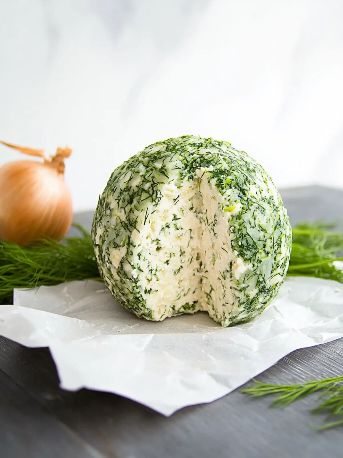 Dill Green Onion Cheese Ball