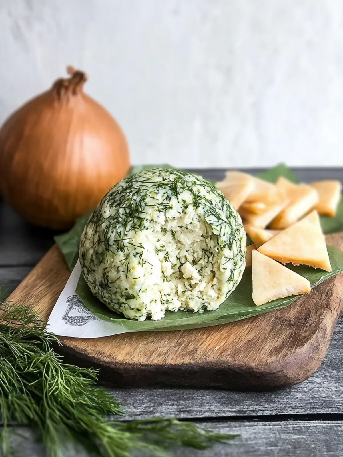 Dill Green Onion Cheese Ball