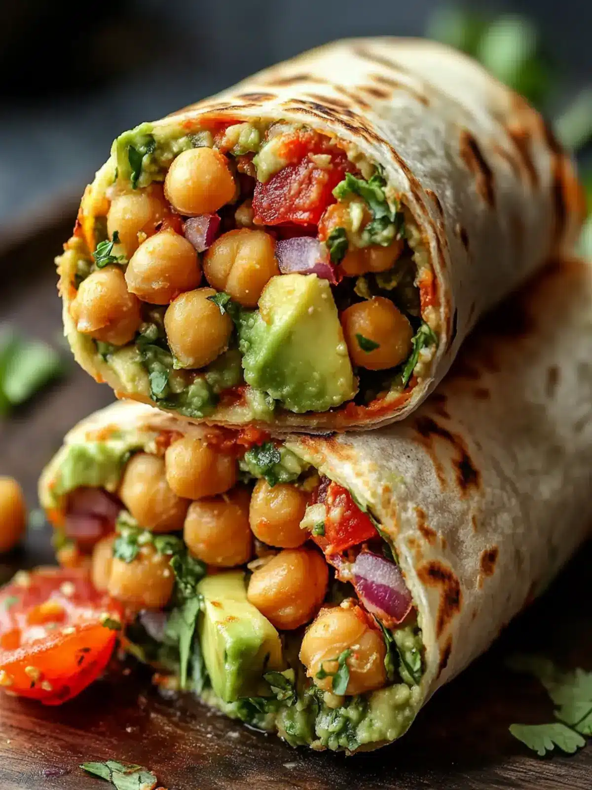 Spicy Chickpea and Avocado Wrap: Quick, Healthy Flavor Burst 3 Spicy Chickpea and Avocado Wrap