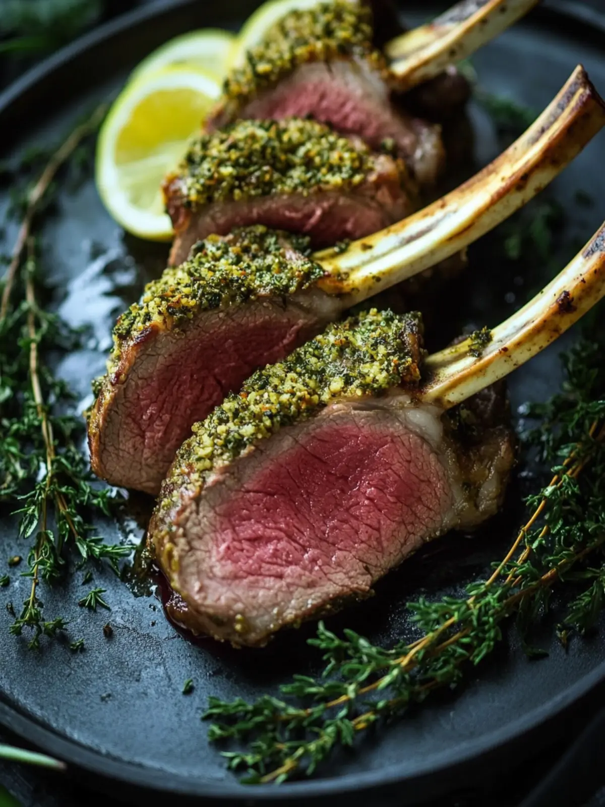 Herb Crusted Rack of Lamb