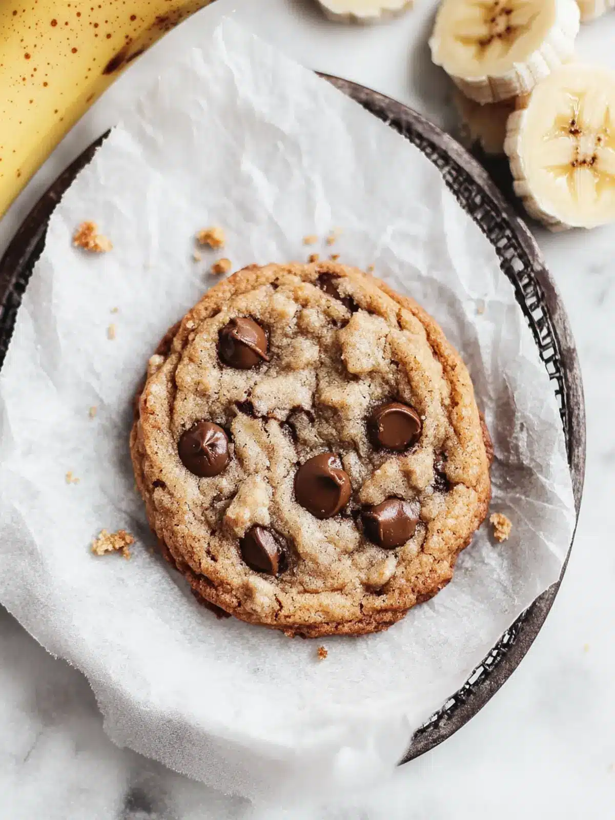 Chewy Banana Bread Cookies