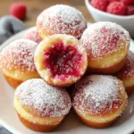 Raspberry Filled Donut Muffins: Sweet Bites of Joy 8 Raspberry Filled Donut Muffins