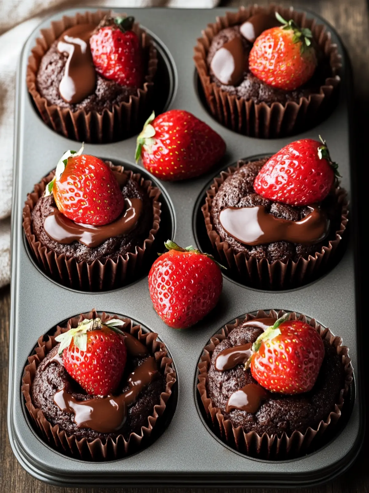 Irresistible Chocolate Covered Strawberry Muffins You’ll Love 2 Chocolate Covered Strawberry Muffins