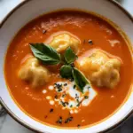 Creamy Cheese Dumpling Tomato Soup for Cozy Nights 4 Cheese Dumpling Tomato Soup