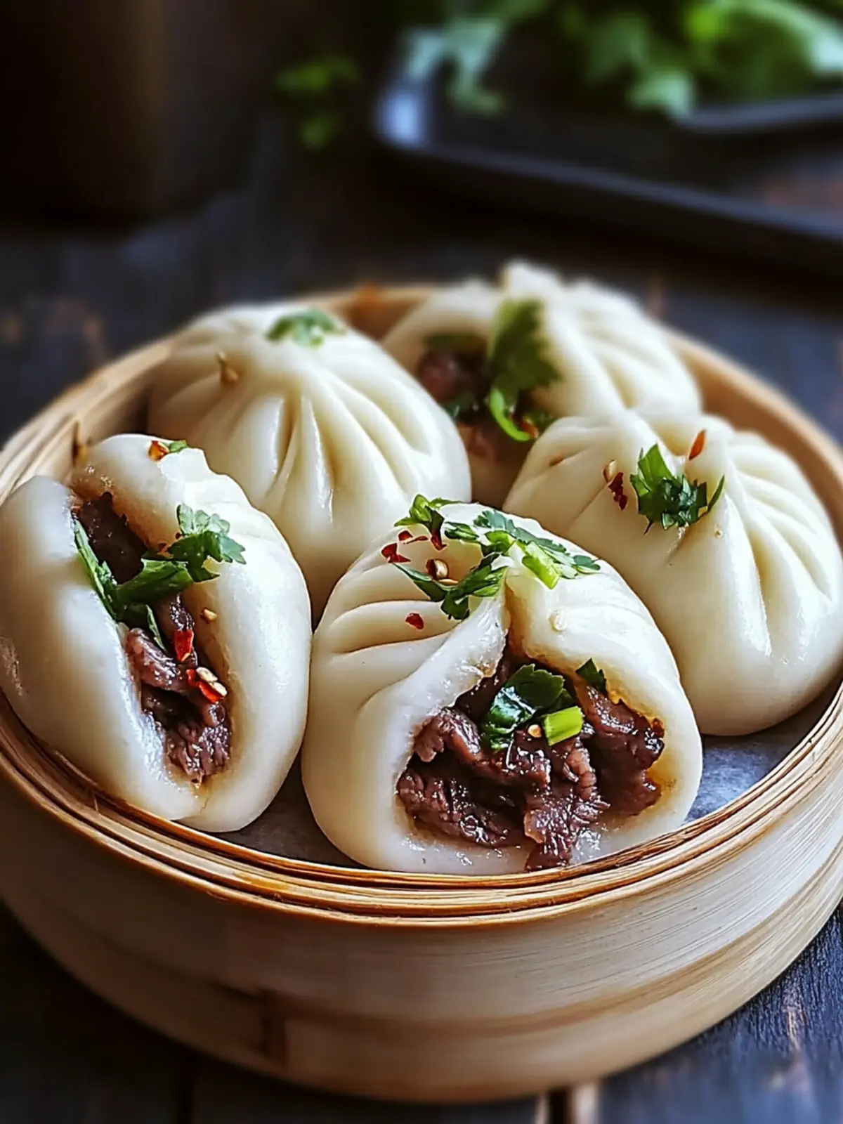 Soft & Juicy Beef Bao Buns