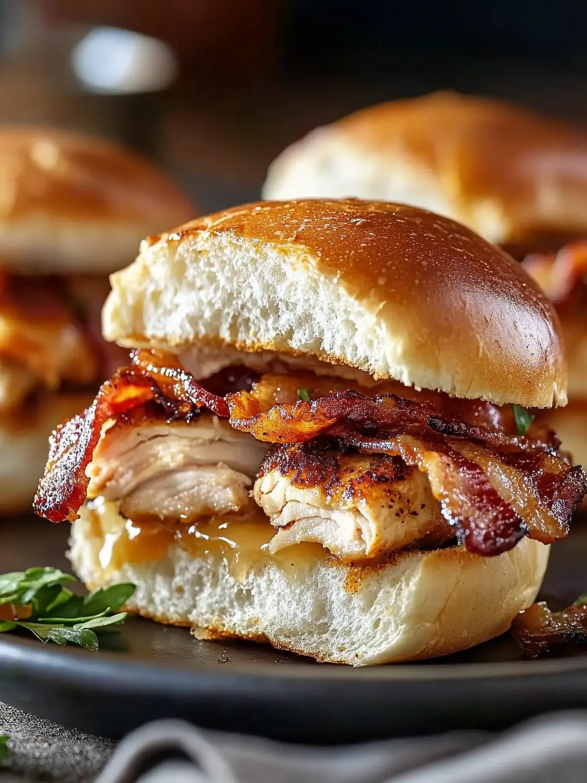 Maple Chicken Bacon Sliders Recipe