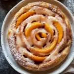 Peach Pie Cinnamon Rolls