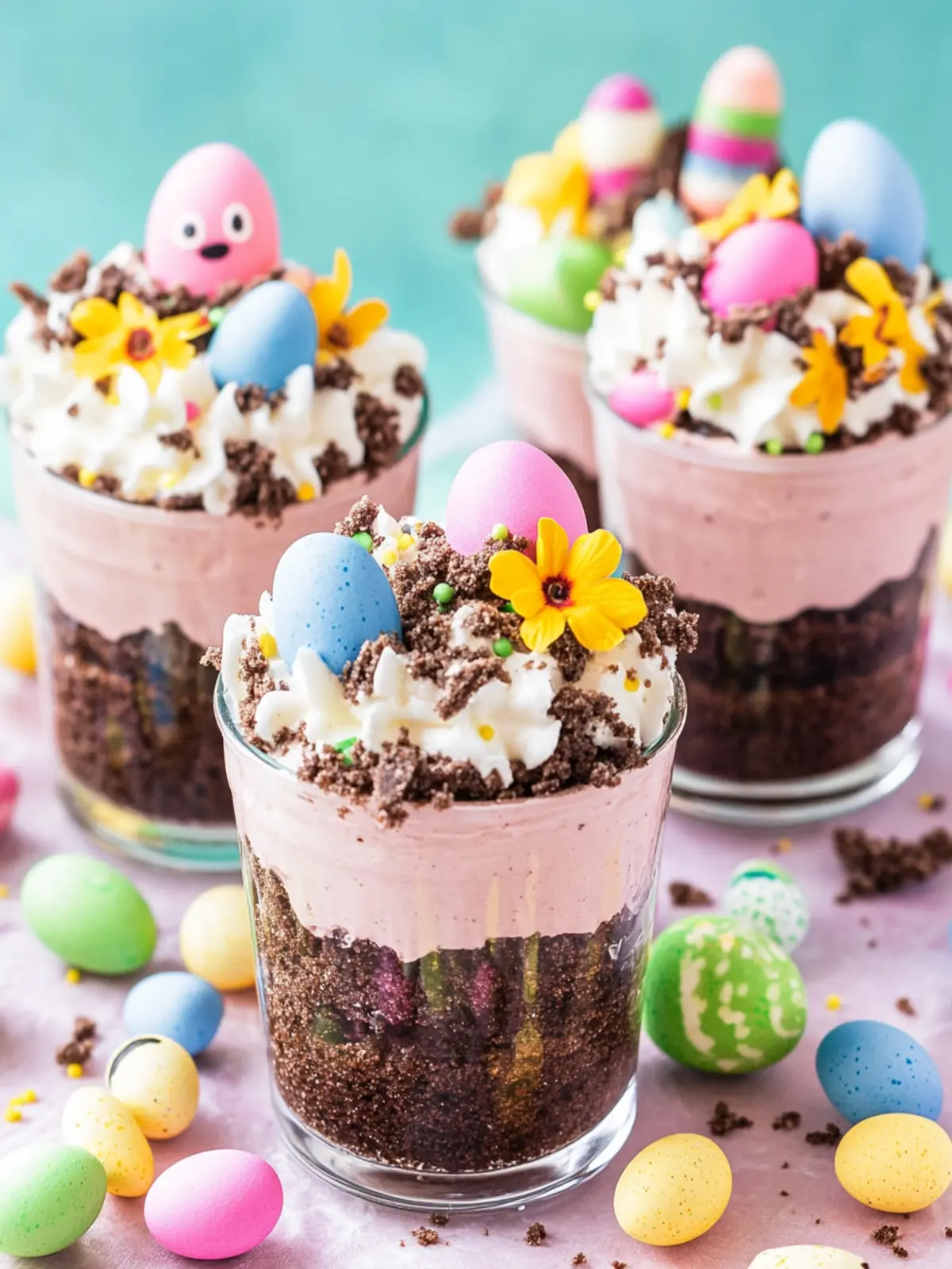 Easter Dirt Cups